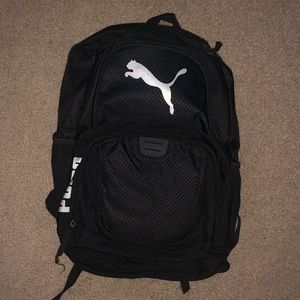 black puma backpack